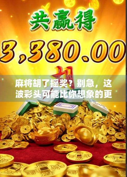麻将胡了摇奖？别急，这波彩头可能比你想象的更离谱！