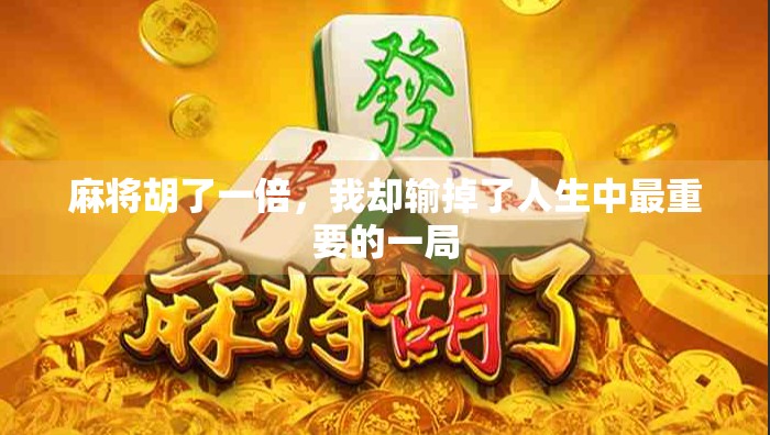 麻将胡了一倍，我却输掉了人生中最重要的一局
