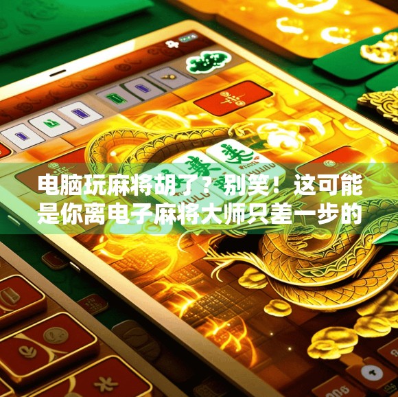 电脑玩麻将胡了？别笑！这可能是你离电子麻将大师只差一步的距离！