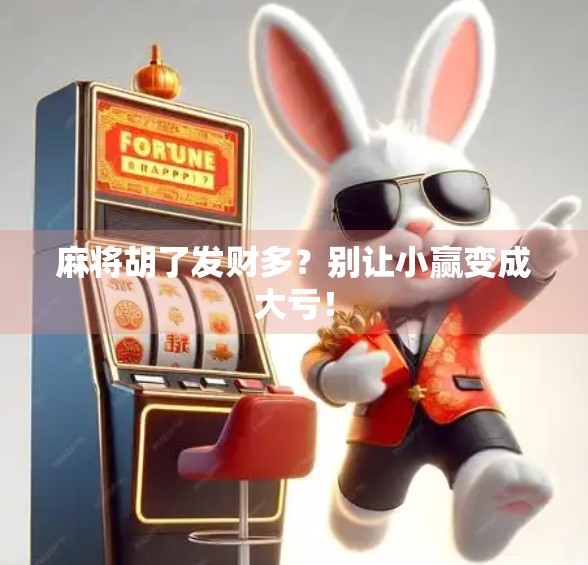 麻将胡了发财多？别让小赢变成大亏！