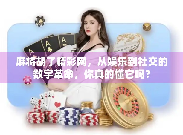 麻将胡了精彩网，从娱乐到社交的数字革命，你真的懂它吗？