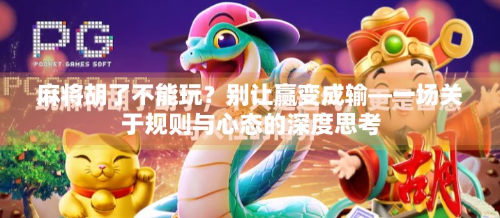 麻将胡了不能玩？别让赢变成输—一场关于规则与心态的深度思考