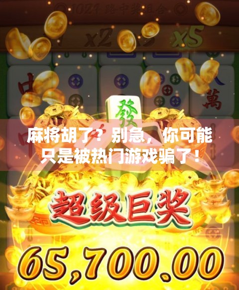 麻将胡了？别急，你可能只是被热门游戏骗了！
