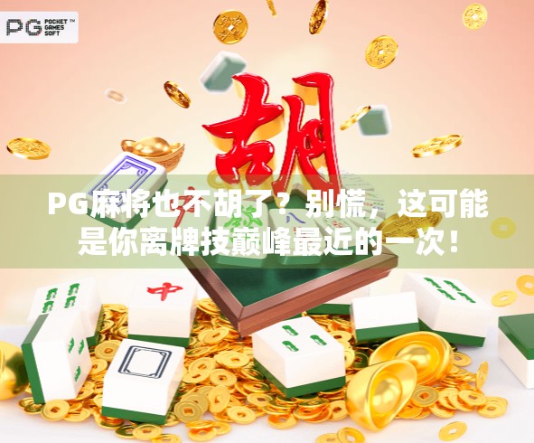 PG麻将也不胡了？别慌，这可能是你离牌技巅峰最近的一次！