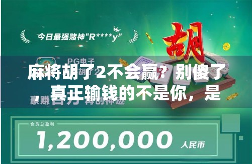 麻将胡了2不会赢？别傻了，真正输钱的不是你，是这几点隐形陷阱！